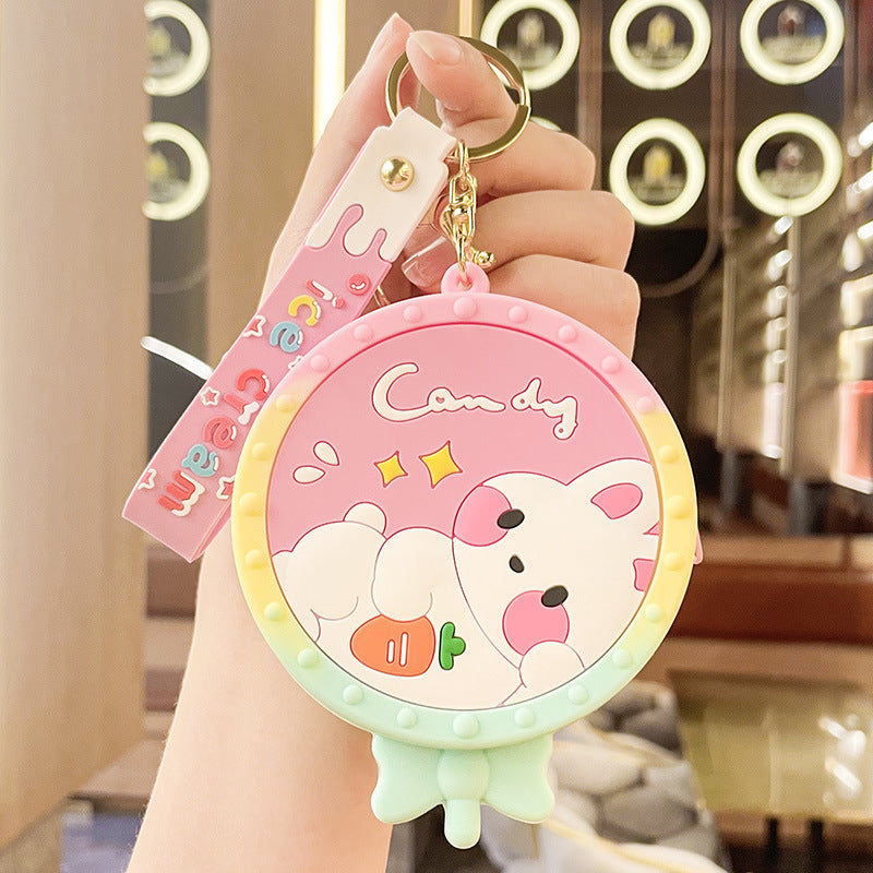 Wholesale Cartoon Coin Purse Silicone Keychain